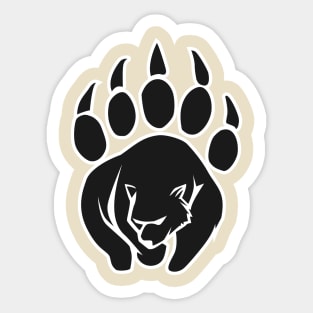 Grizzly bear paw Sticker